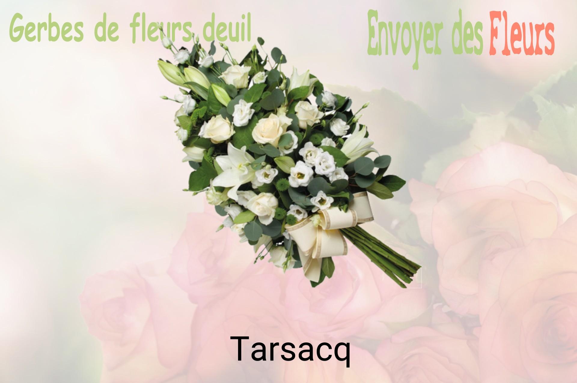 Gerbe de fleurs de deuil livrée à Tarsacq